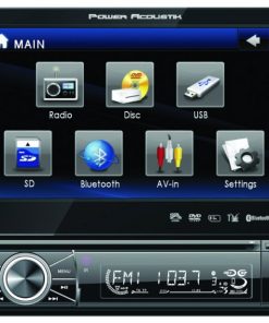 Power Acoustik Din 7in BT LED LCD Flip Source Unit (OW-PTID-8920B)