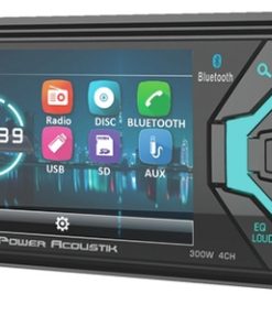 Power Acoustik Din 3.2in Detach Source w/Bluetooth (OW-PD-348B)