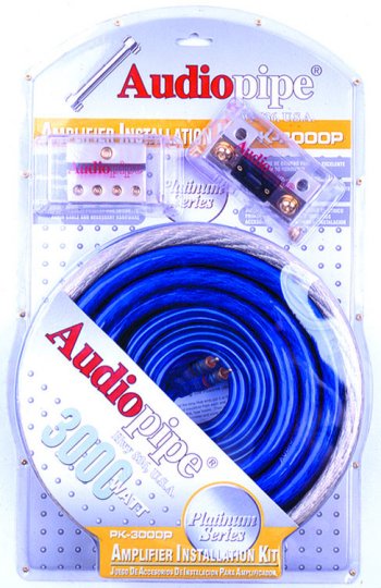 Audiopipe Platinum 8Ga 1500w Installation Kit (PK1500P)
