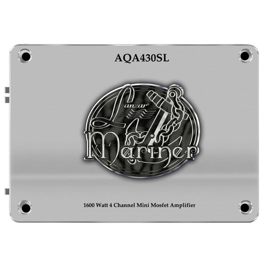 1600 Watts 4 Channel Mini Mosfet Marine Amplifier (AQA430SL)