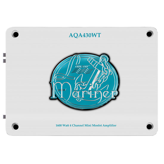 1600 Watts 4 Channel Mini Mosfet Marine Amplifier (AQA430WT)