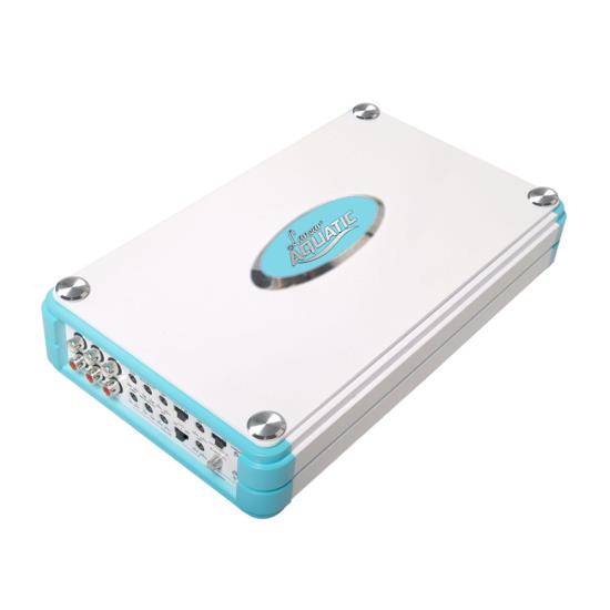 Bluetooth Marine Grade Power Amplifier, 8-Channel 4800 Watt Amp (White) (AQA830BTWT)
