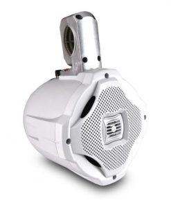 500 Watts 6.5'' 2-Way Marine Wake Board Speaker (White Color) (AQWB65W)