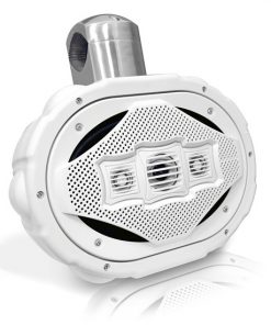 300 Watts 6''x 9'' 4-Way Marine Wake Board Speaker (White Color) (AQWB69W)