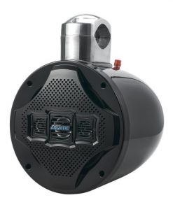 8'' Marine Wakeboard Speaker, Water Resistant 4-Way Tower Speaker, 1200 Watt (Black) (AQWB8B)