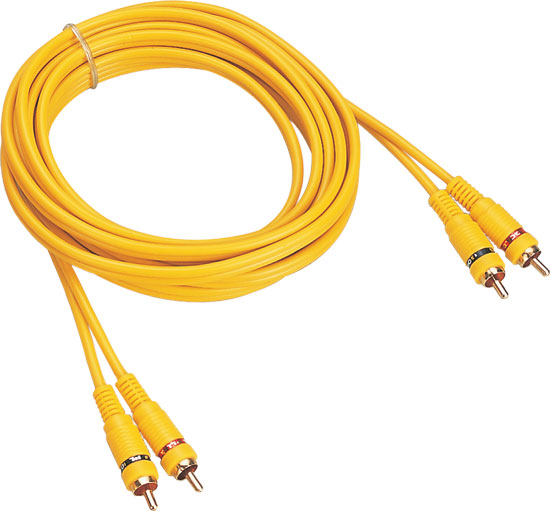 RCA To Bare Wire Audio Cable – 6ft Male RCA To Bare Wire – Speaker Subwoofer