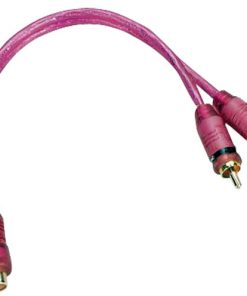 12 ft RCA 2 Channel Aluminum Shield Audio Cable, Gold Plated RCA Connector (GXS12)