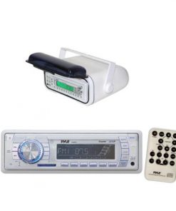 NEW Pyle Marine AM/FM USB/SD iPod AUX Receiver Stereo + Water Resistant Housing (KTMRGS15)