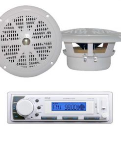Marine Stereo AM/FM Radio Receiver USB/SD iPod/MP3 Player + 2 x 100W 4" Speakers (KTMRGS50)