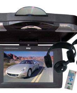 12.1'' Roof Mount TFT LCD Monitor w/ Built-In DVD Player & Wireless Headphones (KTMV133H)