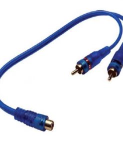 ABC-1F2M (BLUE) Y-Adapter 1F-2M ABC Series RCA Interconnect Audio Cables (MRABC1F2M)