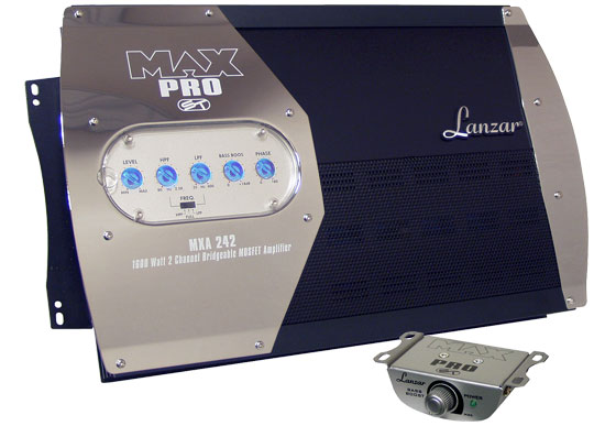 Max Pro 1600 Watt 2 Channel High Power Mosfet Amplifier (RBMXA242)