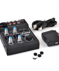 5-Channel Professional Compact Audio DJ Mixer With USB Interface (PAD20MXU)