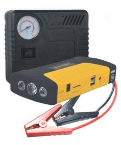 Multi-Function Vehicle Roadside Emergency Kit, Air Pressure Tire Pump & 3-in-1 Jump Start, Power Bank, Flashlight (PBPK56)