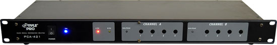 19'' Rack Mount Audio Signal Distribution Splitter (RBPCA421)