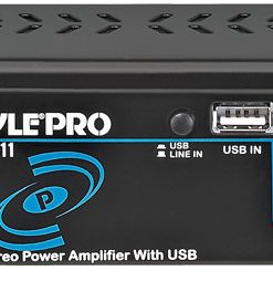 Mini Stereo Power Amplifier - Home Audio Amp with USB Input, 2x15 Watt (PCAU11)