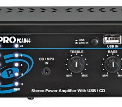 Mini 2x120 Watt Stereo Power Amplifier w/ USB & CD Input (RBPCAU44)