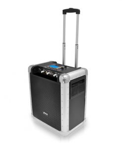 Battery Powered Portable PA System With USB/SD, DJ Controls, And Aux Inputs (RBPCMX265B)