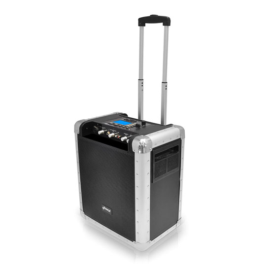 Battery Powered Portable PA System With USB/SD, DJ Controls, And Aux Inputs (RBPCMX265B)
