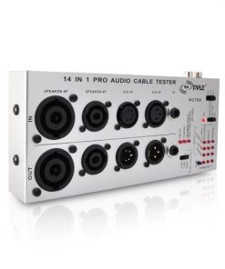 13 IN 1 Audio Cable Tester (Tests 1/4'' (TRS) /1/8'' (3.5mm)/XLR (3-Pin)/XLR (5-Pin)/Speakon (4-Pin)/Speakon (8-Pin)/RCA/TT/Bantam/RJ45/USB-A/USB-B/DIN (3-Pin, 5-Pin, 7-Pin, Or 8-Pin)/DIN (4-Pin) (PCT60)