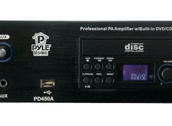 Professional PA Amplifier w/Bulit In DVD/CD/MP3/USB/70v Output (PD450A)