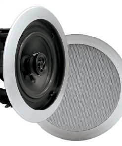 In-Wall / In-Ceiling Dual 8-inch Speaker System, 2-Way, Flush Mount, Silver (PDIC81RDSL)