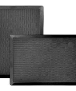 5.25'' In-Wall / In-Ceiling Stereo Speakers, 2-Way, Flush Mount, Black (PDIW55BK)