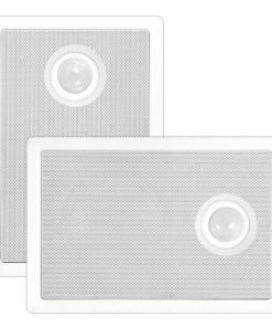 In-Wall / In-Ceiling Dual 6.5'' Speaker System, Directional Tweeter, 2-Way, Flush Mount, White, Sold as Pair (PDIW62)