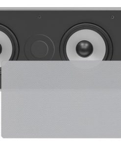 In-Wall / In-Ceiling Dual 5.25'' Center Channel Sound System, 2-Way, Flush Mount, Silver, Single Speaker (PDIWCS56SL)