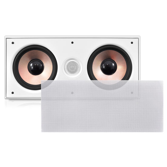 Dual 6.5'' 2-Way In-Wall Center Channel Speaker System (RBPDIWCS62)