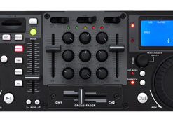 Rack Mount Professional Dual DJ Controller with Scratch, Loop, Mixer, USB, and SD Card Player (RBPDJ480UM)