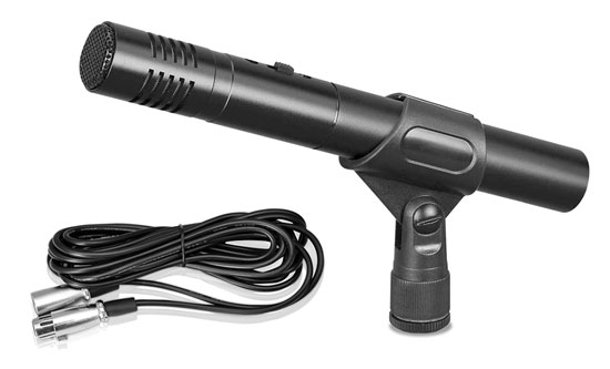 Small Diaphragm Electret Condenser Microphone with 20 ft XLR to 1/4'' Cable (RBPDMIC45)