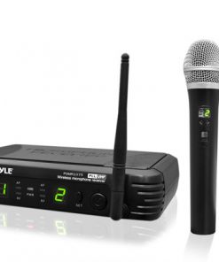 Premier Series Professional 2-Channel UHF Wireless Handheld Microphone System with Selectable Frequencies (PDWM3375)