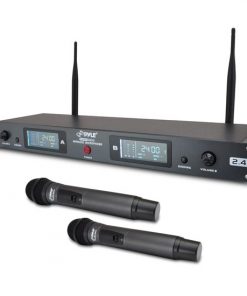 Professional Rack Mount Dual 2.4G  Wireless Handheld Microphone System (PDWM3800)