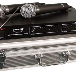 Dual UHF PLL Synthesized Wireless Microphone System (RBPDWM8000)