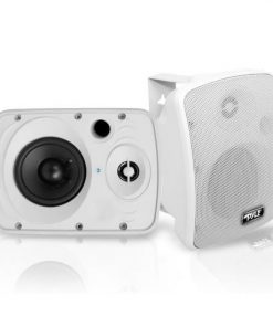Waterproof & Bluetooth 5.25'' Indoor / Outdoor Speaker System, 600 Watt, White (PDWR54BTW)