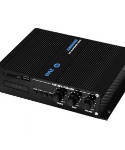 4-Ch. Bluetooth Marine Amplifier | Weather Resistant Audio Amp System with MP3/USB/SD Readers, 400 Watt (PFMRA440BB)