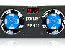 19" Rack Mount Cooling Fan System with LCD Temperature Display (PFN41)