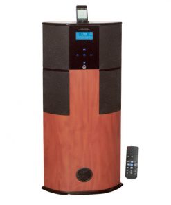 600 Watt Digital 2.1 Channel Home Theater Tower w/ iPod/iPhone Docking Station - Cherry Wood Finish (RBPHST90ICW)