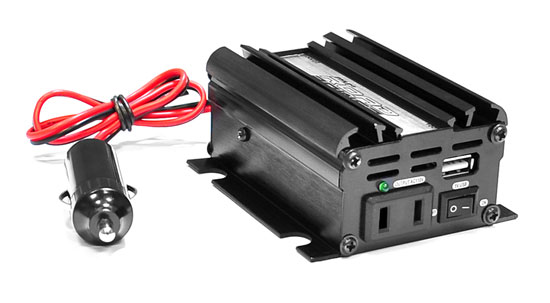 Plug in Car 100 Watt 12v DC to 115 Volt AC Power Inverter w/ Modified Sine Wave & 5 Volt USB Outlet (PINV22)