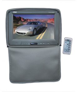 Adjustable Headrest w/ Built-In 11'' TFT/LCD Monitor W/IR Transmitter & Cover (Gray) (PL1101HRGR)
