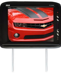 Adjustable Headrest w/ Built-In 11.3'' TFT LCD Monitor and IR Transmitter (RBPL1104HRBK)