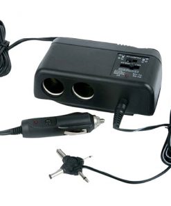 Plug In Car 1 TO 2 Cigarette Lighter Multiplier & Adjustable AC Voltage Transformer (PL12V2AC)