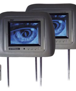 Headrest Pair with Built-in 5.6'' TFT-LCD Monitors (Black) (RBPL56PHRB)