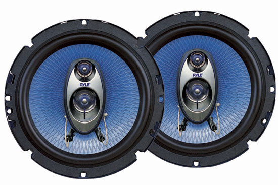 6.5'' 360 Watt Three-Way Speakers (PL63BL)