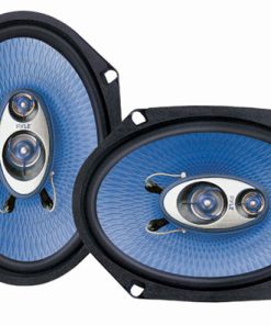 6'' x 8'' 360 Watt Three-Way Speakers (PL683BL)