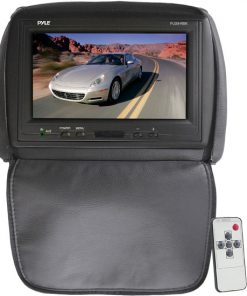 Adjustable Headrest/ Built-In 9'' TFT-LCD Monitor with IR Transmitter (Black Color) (RBPL90HRBK)