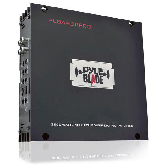 BLADE 3600 Watts 4 Channel Compact Class-D Full Range Amplifier (RBPLBA430FRD)
