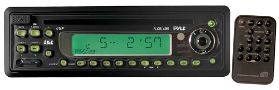 AM/FM-MPX In-Dash Marine CD/MP3 Player w/Full Face Detachable Panel (RBPLCD13MR)