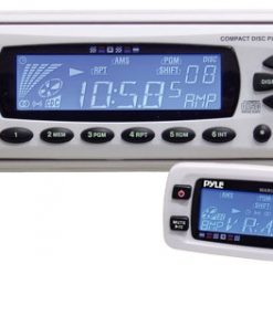 AM/FM-MPX In-Dash Marine CD/MP3 Player Radio w/Full Face Detachable Panel & Wired Remote (RBPLCD18MRMP)